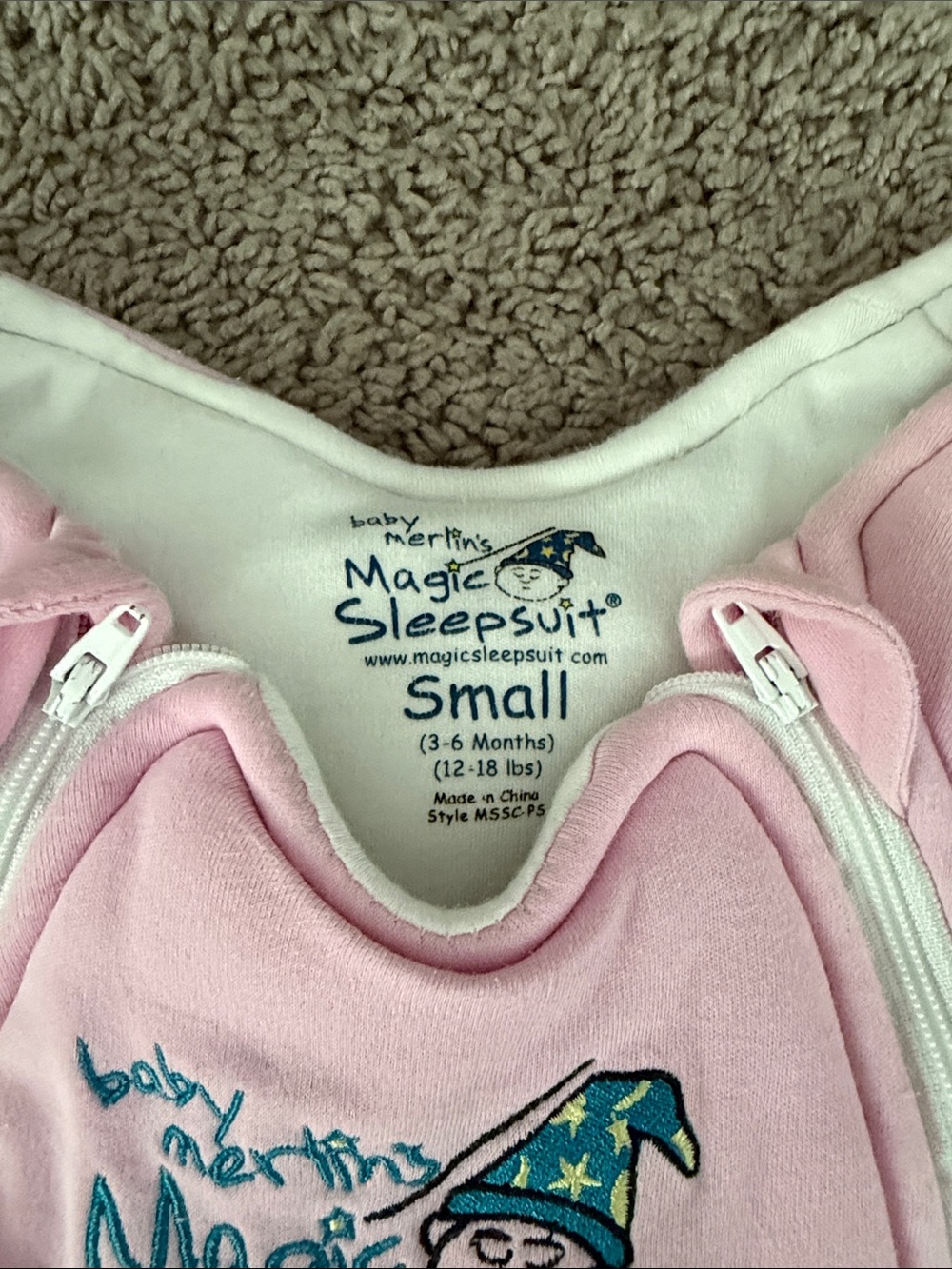 Baby Merlin’s magic Sleepsuit - Picture 2 of 4